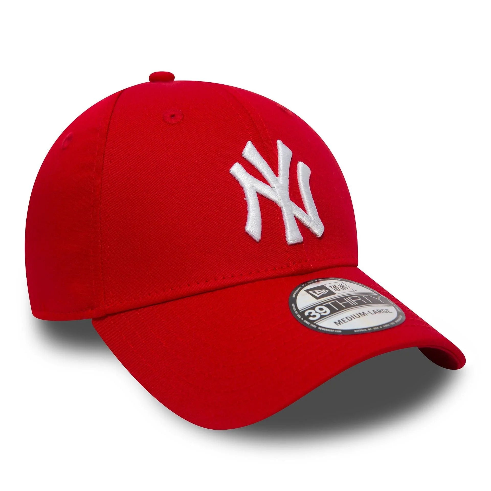 New Era Unisex MLB 39THIRTY League Basic Cap – New York Yankees (Red)