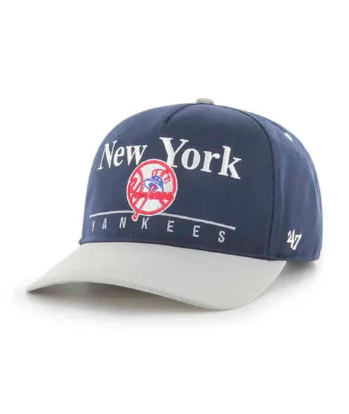 ’47 Brand New York Yankees MVP Adjustable Cap – Navy/Grey