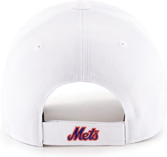 ’47 Brand New York Mets MVP Adjustable Cap – White