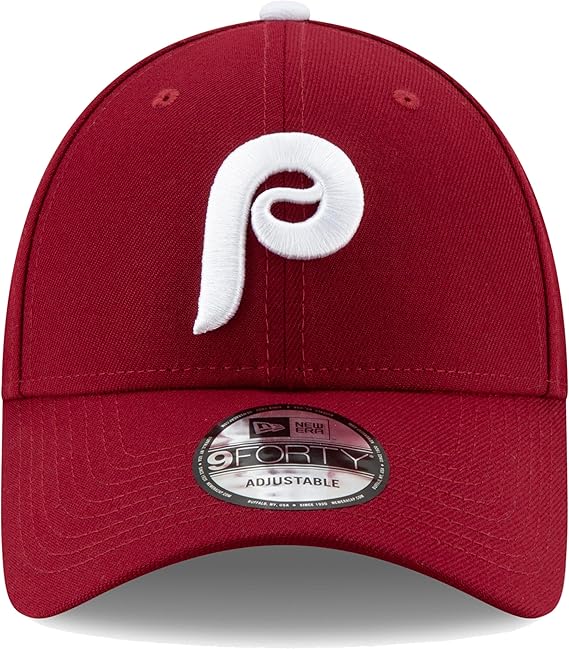 New Era Philadelphia Phillies 9Twenty Adjustable Cap – Burgundy