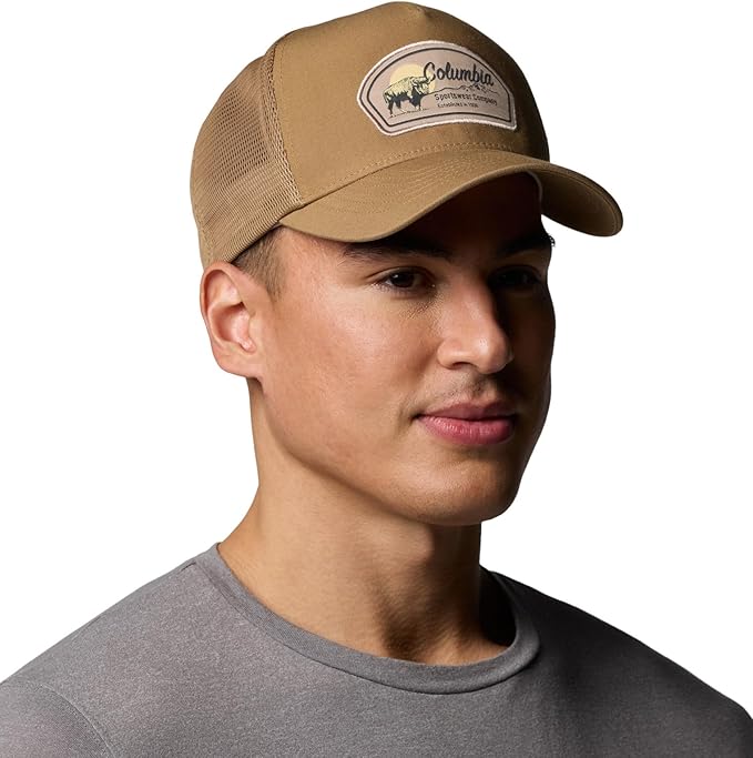 Columbia PFG Mesh Snapback Cap – Khaki