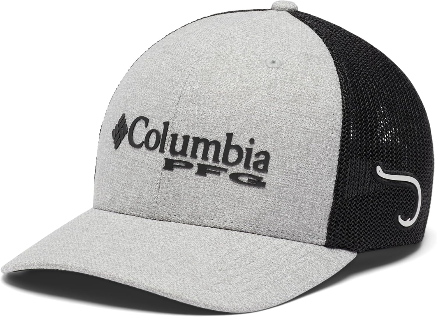 Columbia® Mesh Trucker Cap – Gray/Black Outdoor Edition