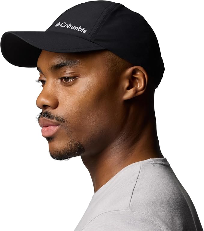 Columbia® Black Performance Cap – Lightweight Breathable Fit