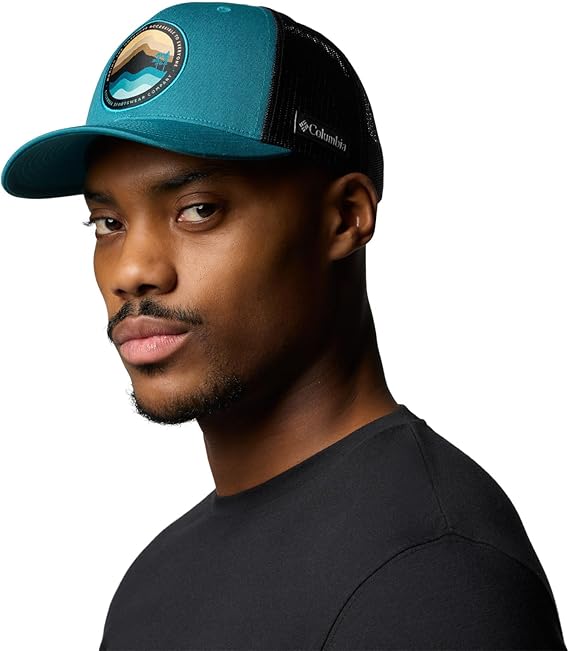 COLUMBIA® TEAL OUTDOOR TRUCKER – MESH SNAPBACK