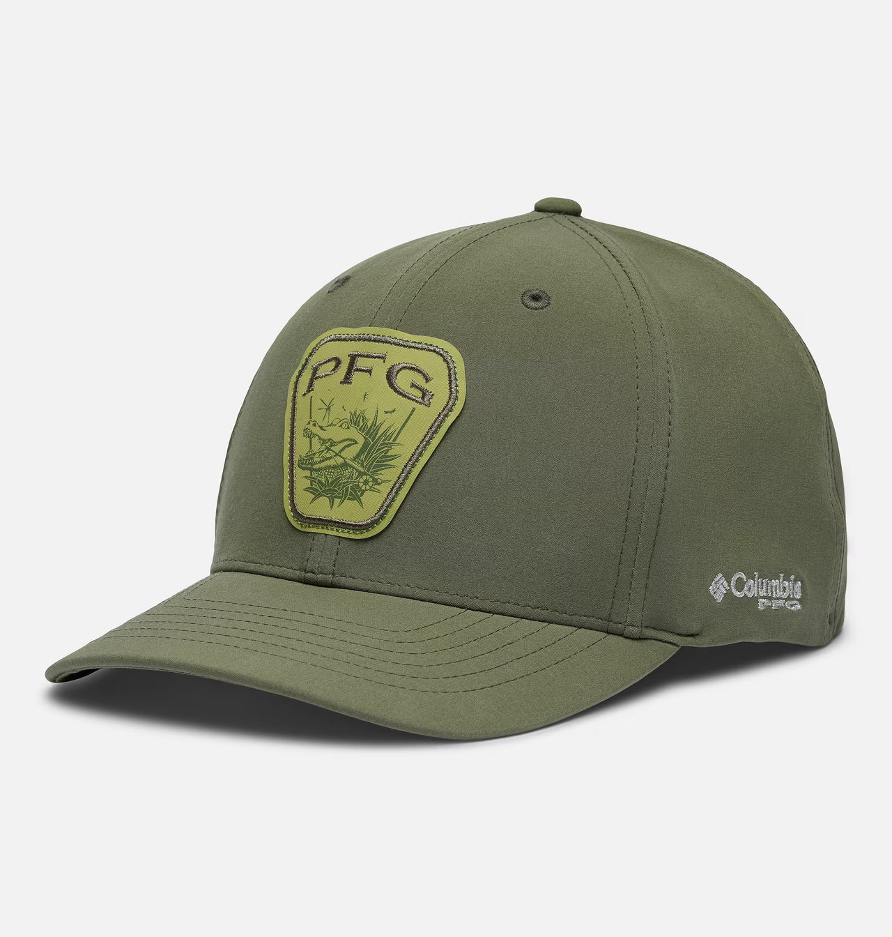 Columbia® PFG Badge Cap – Olive Green
