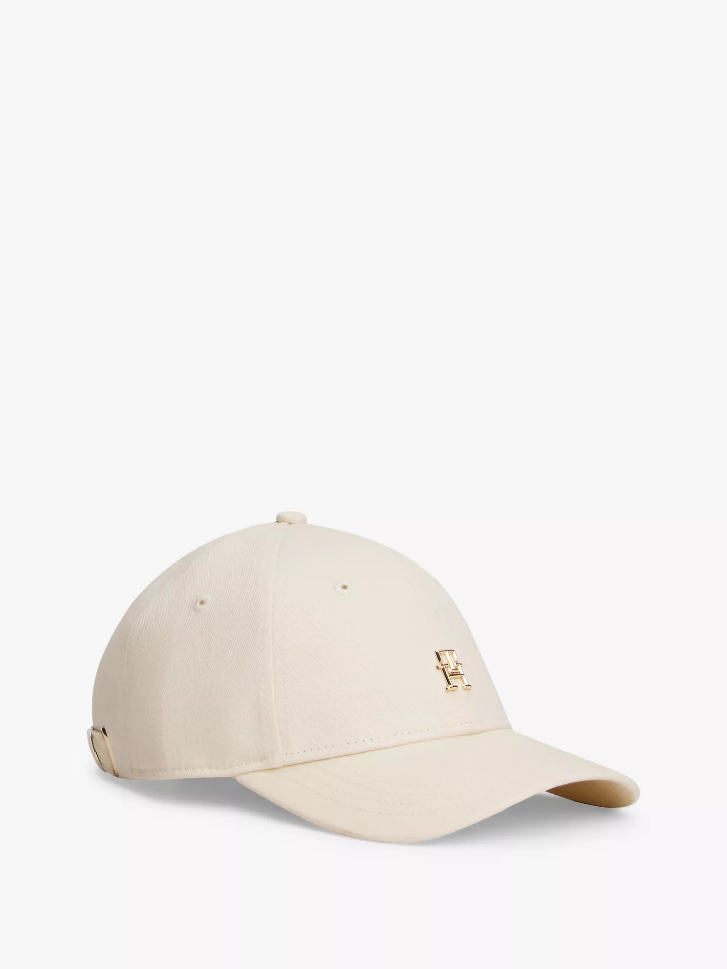 Tommy Hilfiger® TH Metal Logo Baseball Cap – Beige