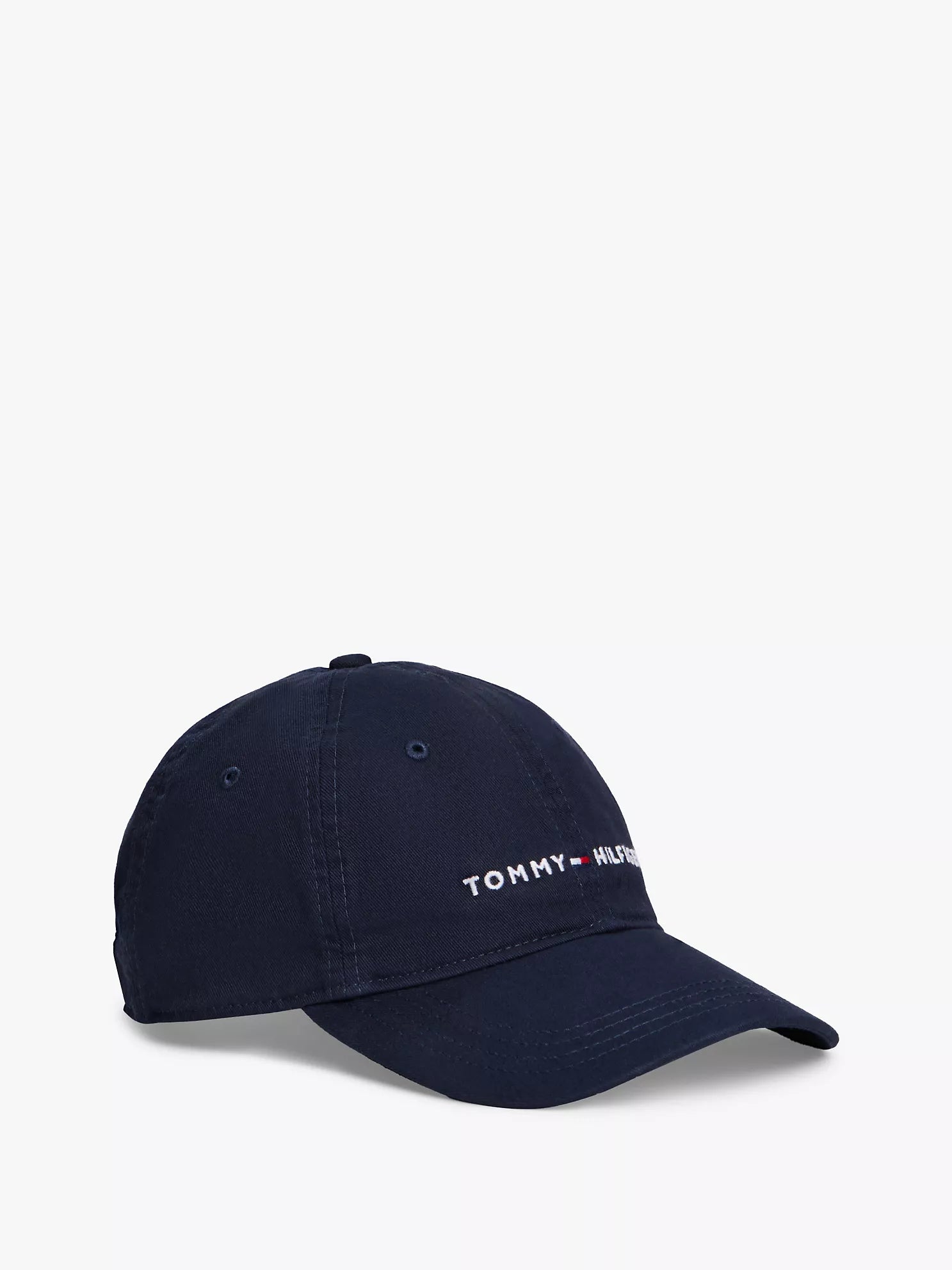 Tommy Hilfiger® Linear Flag Embroidered Baseball Cap – Navy