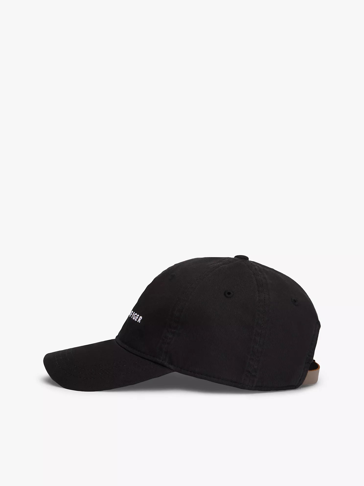 Tommy Hilfiger® Linear Flag Embroidered Baseball Cap – Black