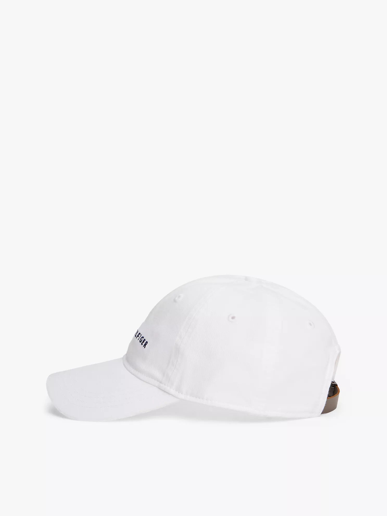 Tommy Hilfiger® Linear Flag Embroidered Baseball Cap – White