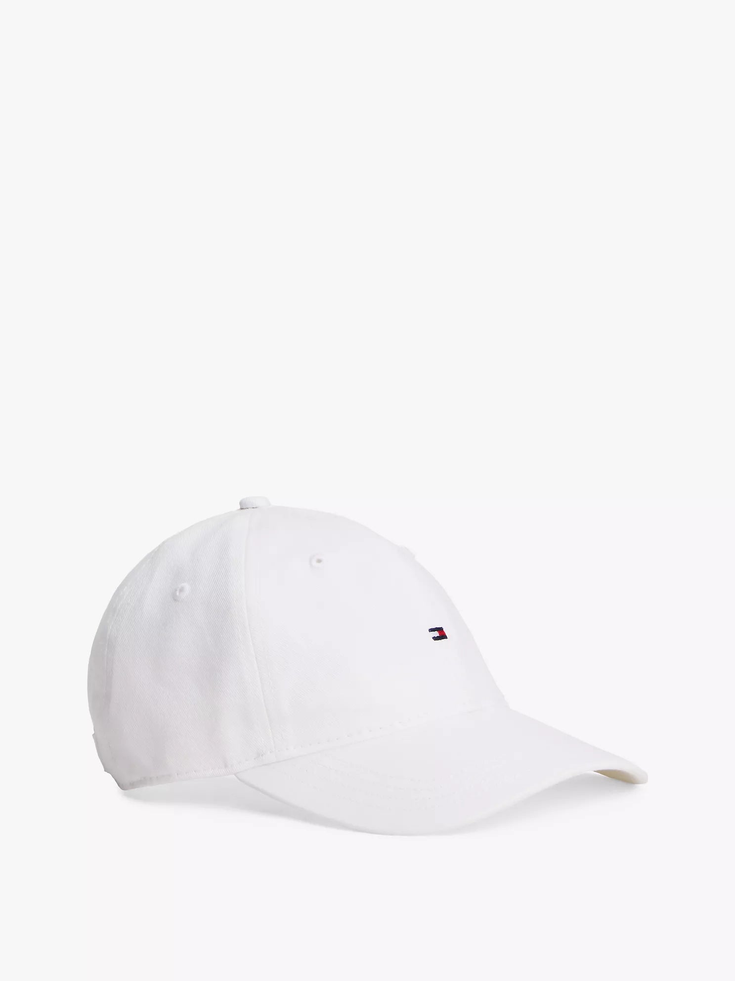 Tommy Hilfiger® Flag Mini Embroidered Baseball Cap – White