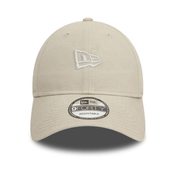 New Era 9FORTY Strapback Cap — Stone Beige