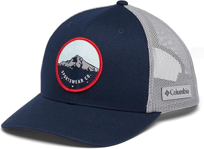 Columbia® Trail Summit Trucker – Navy / Grey / Red