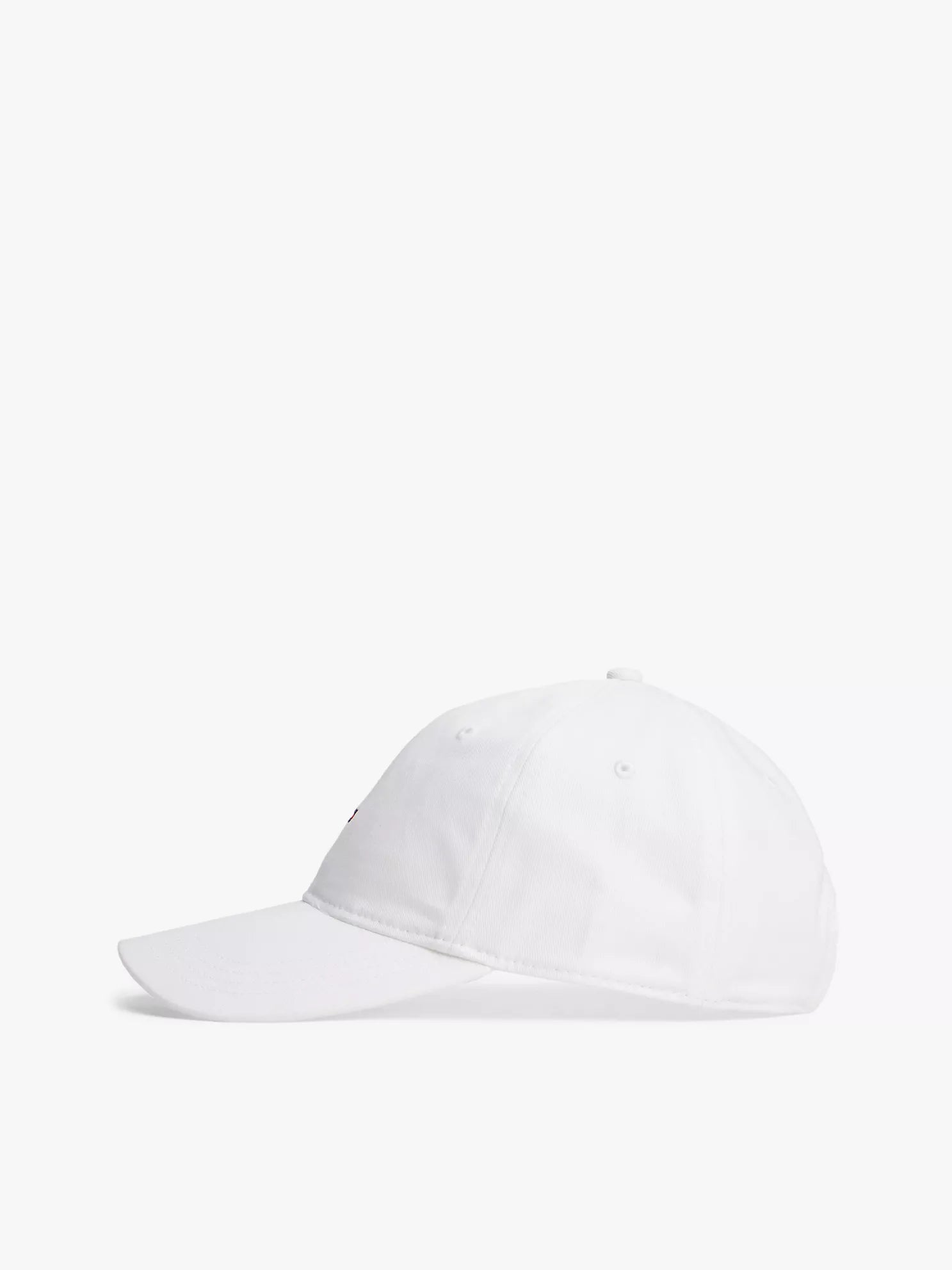 Tommy Hilfiger® Flag Mini Embroidered Baseball Cap – White